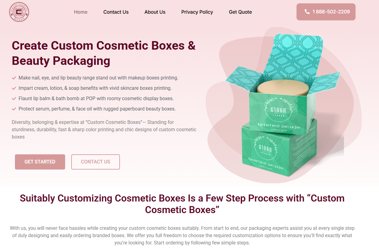 Custom Cosmetic Boxes